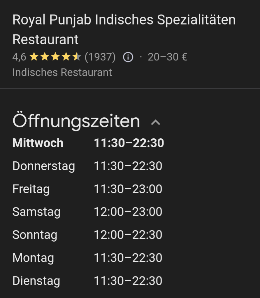Indisch / Pakistanisch